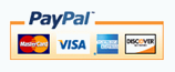 MasterCard, Visa, Paypal